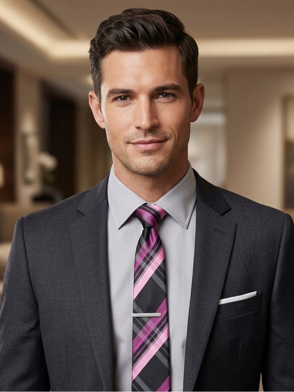 NWT Van Heusen Studio Slim Striped Tie